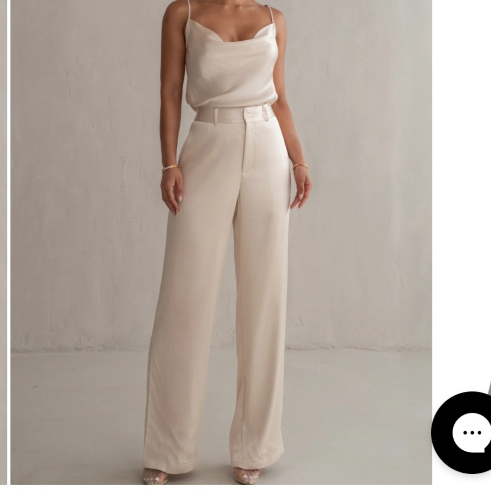 Elegant Cream Jumpsuit